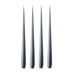 Bougies<Ester & erik Bougie Lot de 4 mat, dark slate, 42 cm