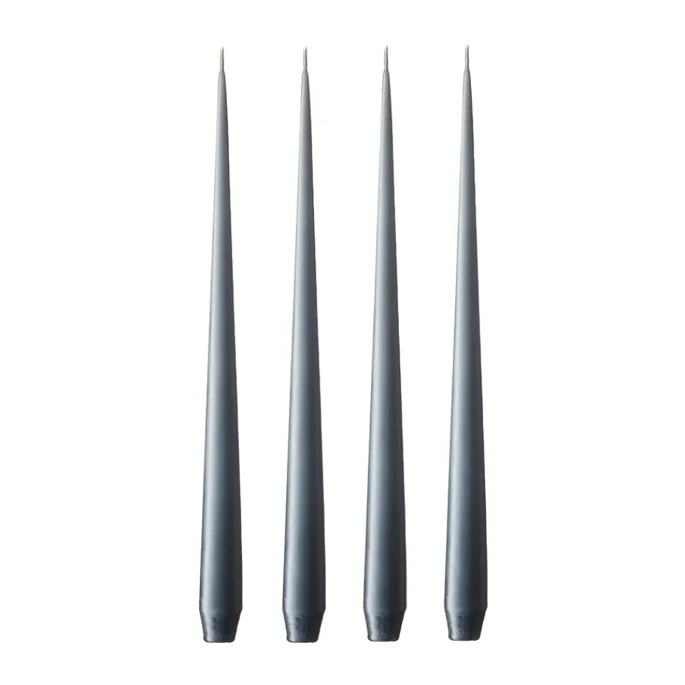 Bougies<Ester & erik Bougie Lot de 4 mat, dark slate, 42 cm