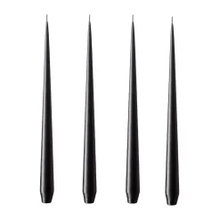 Bougies<Ester & erik Bougie Lot de 4 mat, raw black, 32 cm