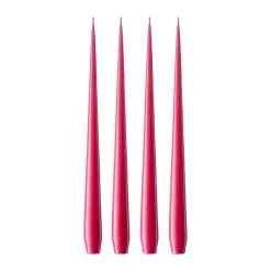 Bougies<Ester & erik Bougie Lot de 4 laquée, Deep pink 41/2, 32 cm