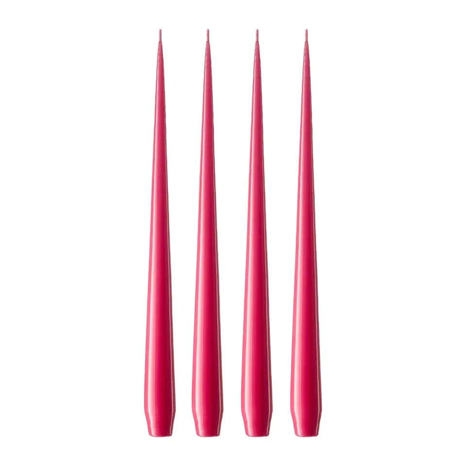 Bougies<Ester & erik Bougie Lot de 4 laquée, Deep pink 41/2, 32 cm