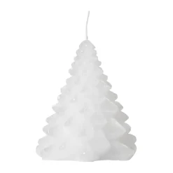 Bougies<Broste Copenhagen Bougie Granny Christmas tree Ø9 x 10 cm, Pure White