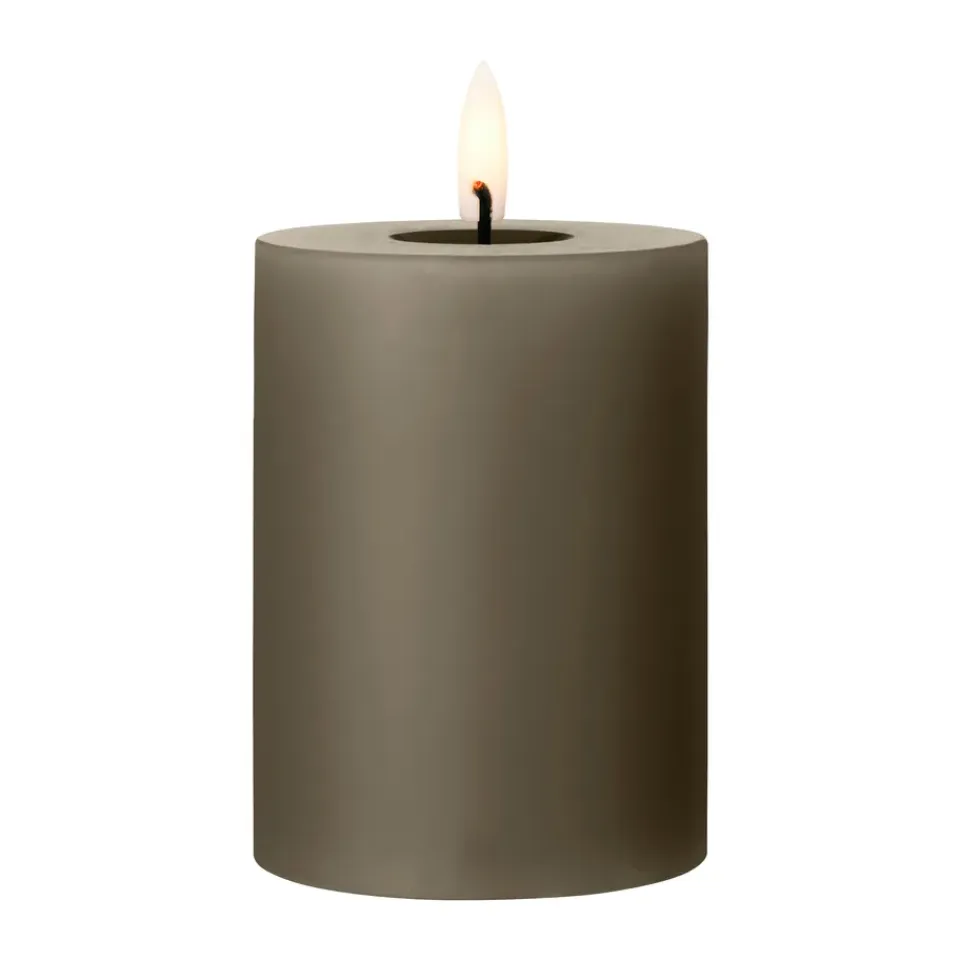 Bougies Led<Ester & erik Bougie LED bloc , 77 Caviar, 10cm