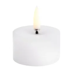 Bougies Led<Uyuni Lighting Bougie LED en bloc Uyuni Melted, Blanc, Ø5x2,8 cm