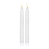 Bougies Led<Scandi Essentials Bougie LED Twisted 25 cm Lot de 2, Blanc