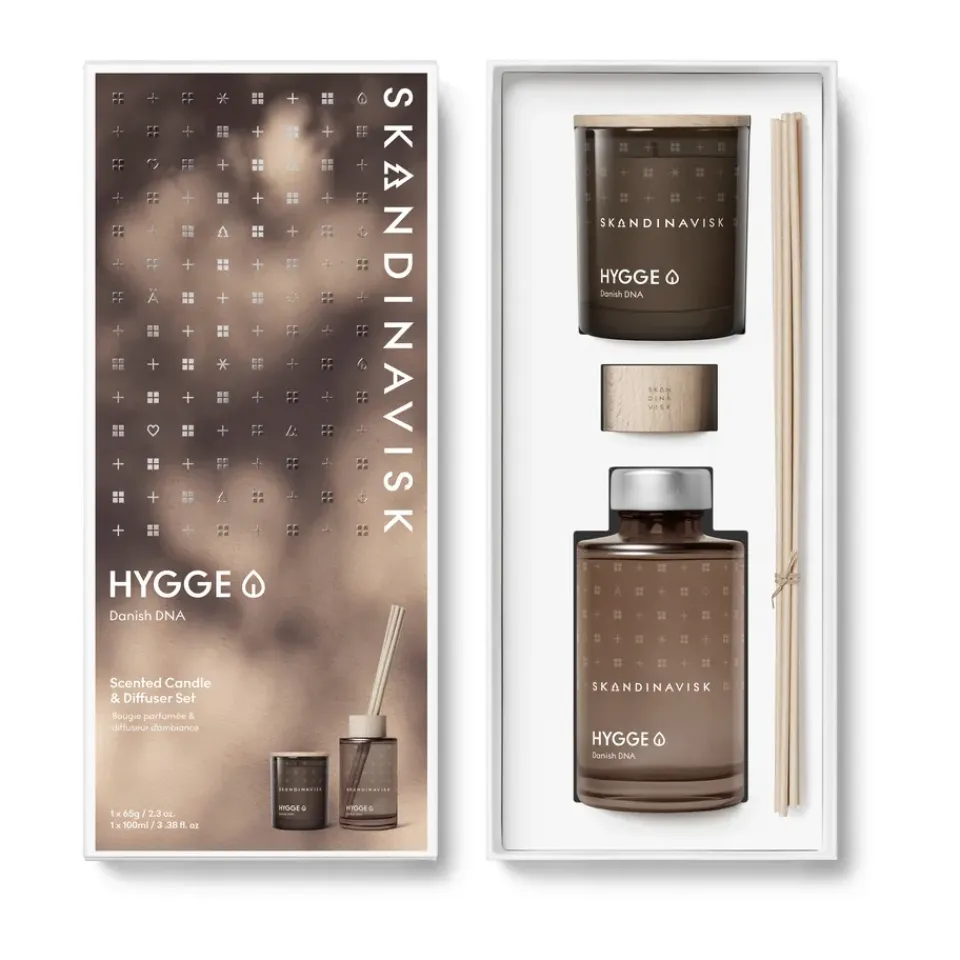 Bougies Parfumées & Diffuseurs<Skandinavisk Bougie parfumée & bâtonnets parfumés HYGGE, 65 g + 100 ml