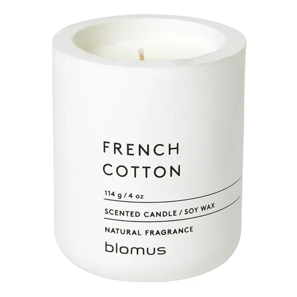 Bougies Parfumées & Diffuseurs<Blomus Bougie parfumée Fraga 24 heures, French Cotton-Lily White