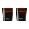 Bougies Parfumées & Diffuseurs<Meraki Bougie parfumée 12 heures lot de 2, Bois foncé