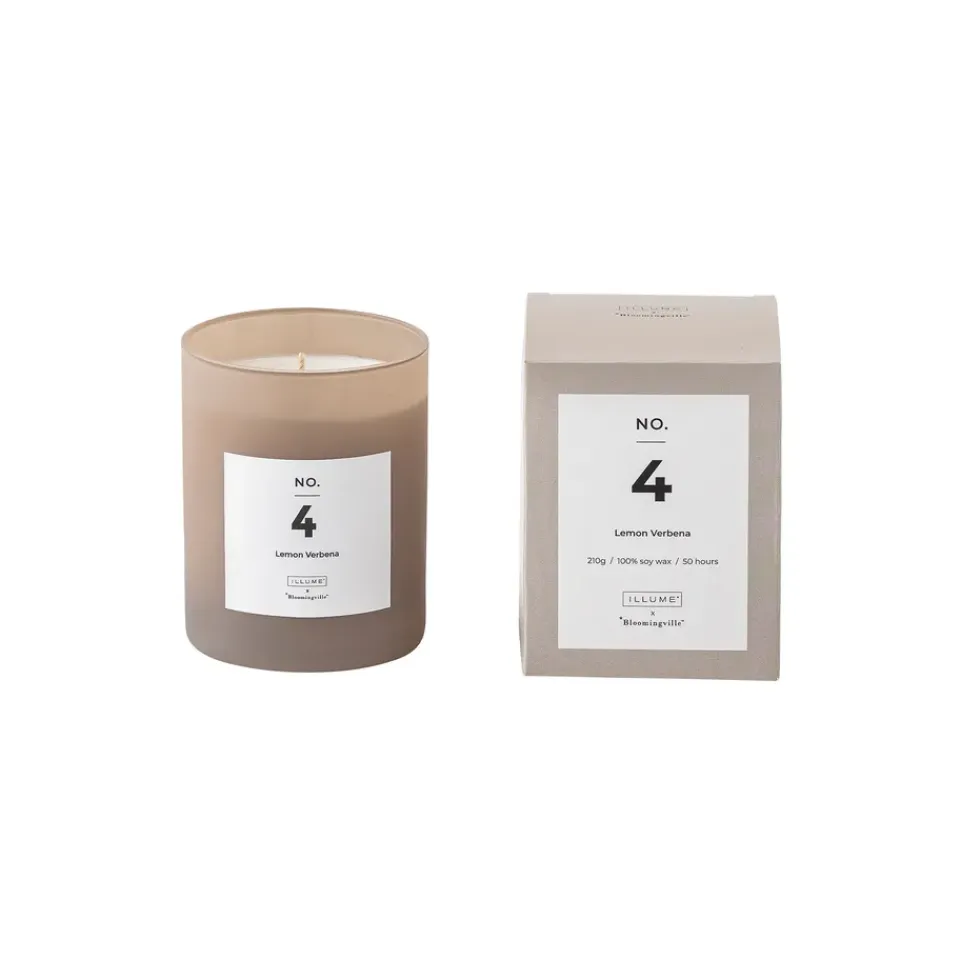 Bougies Parfumées & Diffuseurs<Illume x Bloomingville Bougie parfumée NO. 4 Lemon Verpieda, 200 g + Giftbox