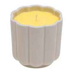 Bougies<Iittala Bougie Play dans céramique ronde, Beige-jaune
