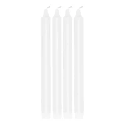 Bougies<Scandi Essentials Bougie pour chandelier Ambiance 27 cm, lot de 4, Blanc