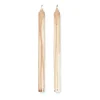Bougies<Ferm Living Bougie stéarine Dryp Lot de 2, Beige