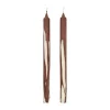 Bougies<Ferm Living Bougie stéarine Dryp Lot de 2, Dark Chocolate
