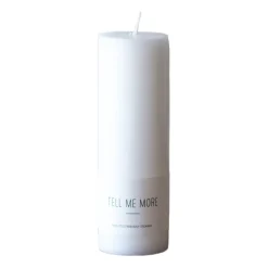 Bougies<Tell Me More Bougie L 15 cm, Blanc