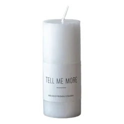 Bougies<Tell Me More Bougie S 10 cm, Blanc