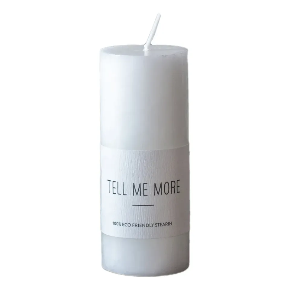 Bougies<Tell Me More Bougie S 10 cm, Blanc