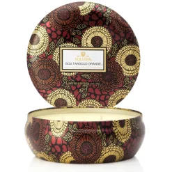 Bougies Parfumées & Diffuseurs<Voluspa Bougie 3-wick in a tin 60 heures, Goji & Tarocco Orange