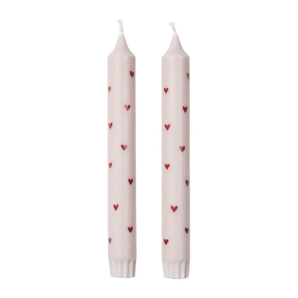 Bougies<Broste Copenhagen Bougies Amor 2 pièces, Light pink-red