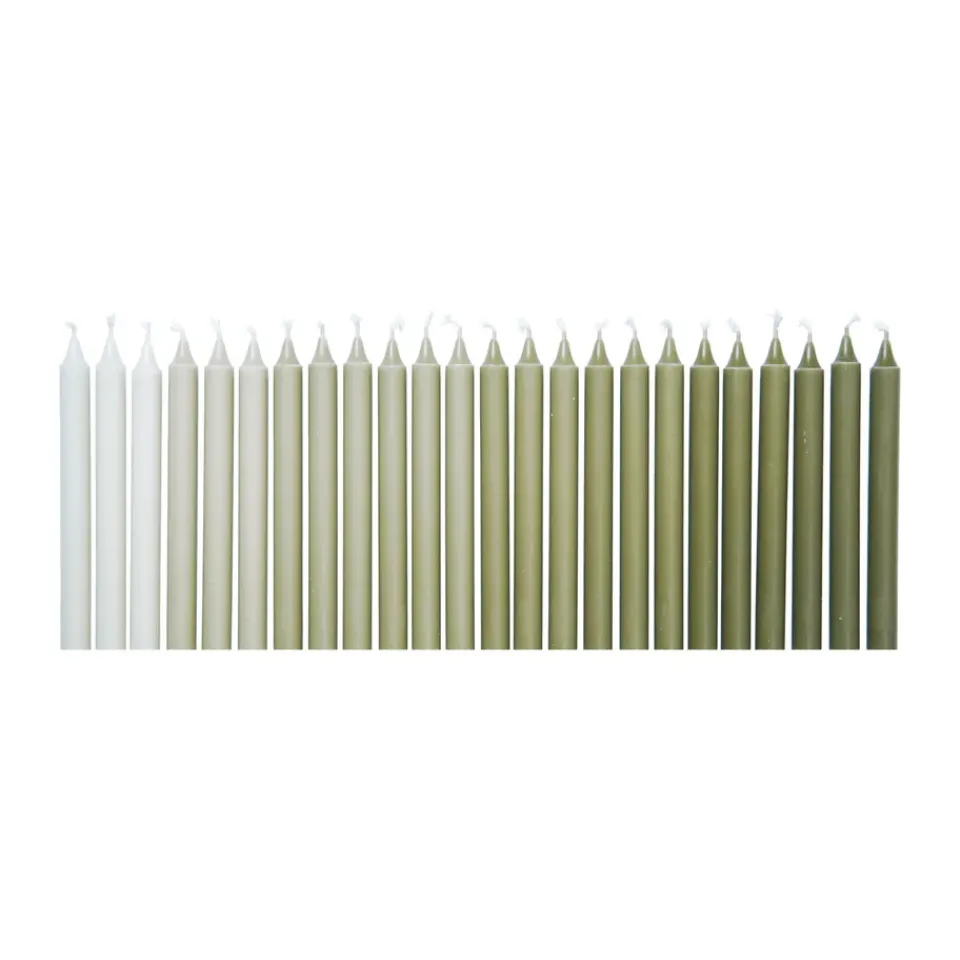 Bougies<Ferm Living Bougies antiques Ombre, 24 pièces, Khaki
