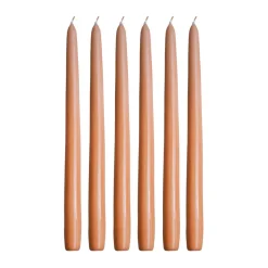 Bougies<Hilke Collection Bougies Herrgård 30 cm lot de 6, Abricot