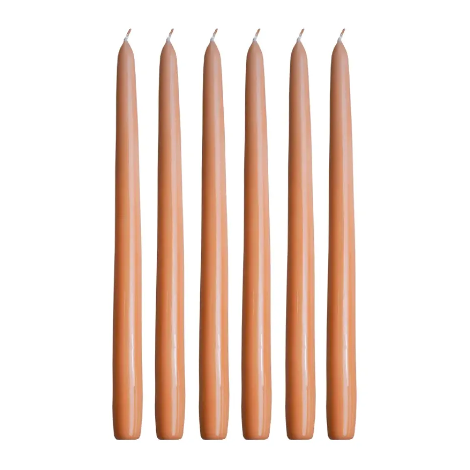 Bougies<Hilke Collection Bougies Herrgård 30 cm lot de 6, Abricot