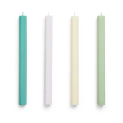 Bougies<HAY Bougies Hexagon Candle, lot de 4, Pastel