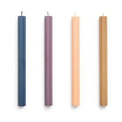 Bougies<HAY Bougies Hexagon Candle, lot de 4, Dark