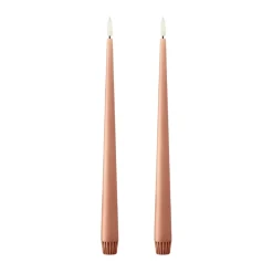 Bougies Led<Ester & erik Bougies LED lot de 2, 20 Rosy caramel , 30 cm