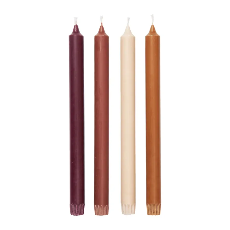 Bougies<Ferm Living Bougies Pure, Pack de 4, Roseate Blend