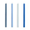 Bougies<HAY Bougies Square Candle, lot de 4, Blues