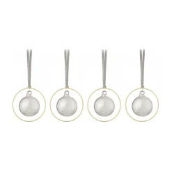 Décorations De Noël<Blomus Boule de Noël KITAI 8,5 cm lot de 4, Smoke