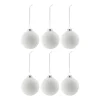 Décorations De Noël<Scandi Living Boule de Noël Snowing lot de 6, Blanc