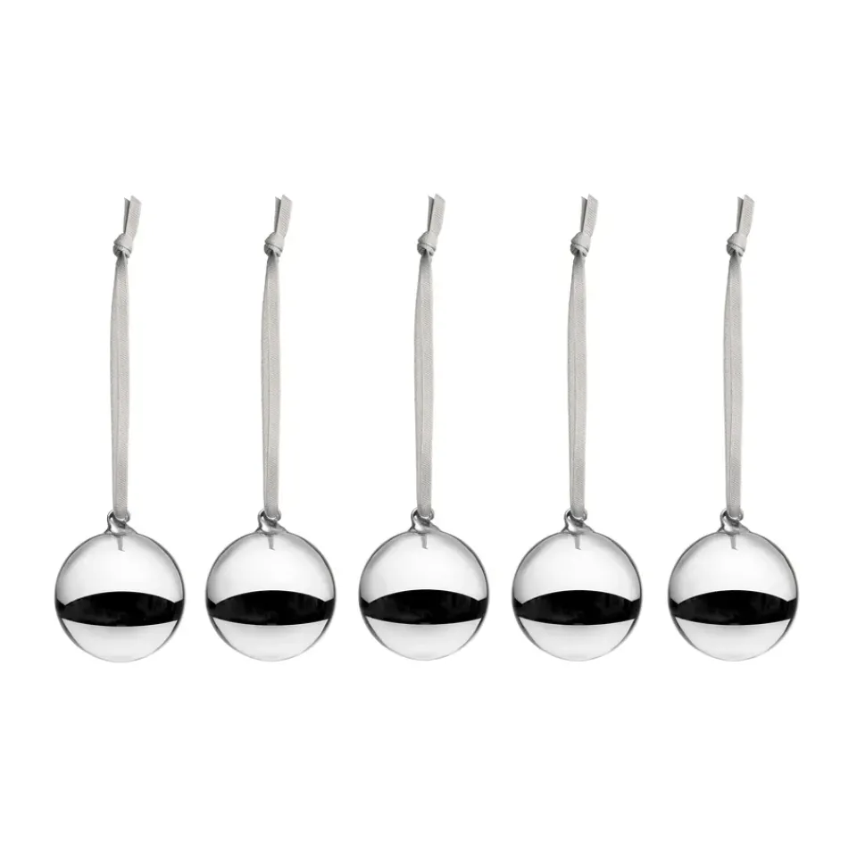Décorations De Noël<Iittala Boule en verre Ø4 cm, lot de 5, Argent
