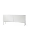 Commodes & Buffets<A2 Buffet Beam, laqué blanc, structure blanche, plateau en marbre carrara