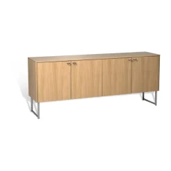 Meubles Tv & Media|Commodes & Buffets<Mavis Buffet Deus 60 cm, Chêne laqué mat pigment blanc