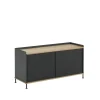 Meubles Tv & Media|Commodes & Buffets<Muuto Buffet Enfold Low, Black-Oak-Metal