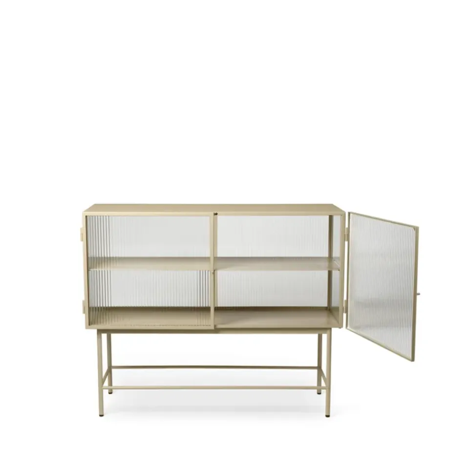 Commodes & Buffets<Ferm Living Buffet Haze, cashmere, verre ondulé