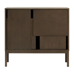 Commodes & Buffets<Design House Stockholm Buffet Layer, Chêne foncé, 120x110, avec pieds