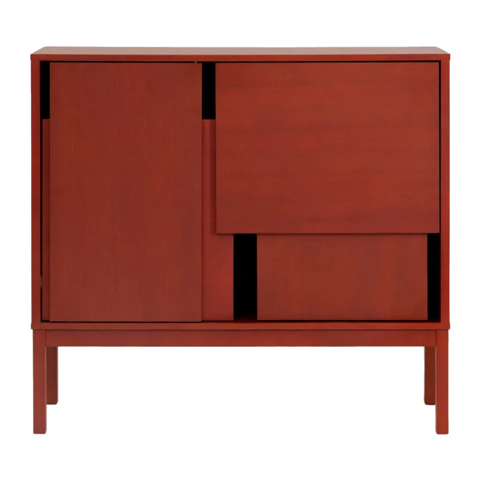 Commodes & Buffets<Design House Stockholm Buffet Layer, Red, 120x110, avec pieds