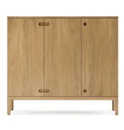 Commodes & Buffets<Stolab Buffet Prio haut, chêne huilé naturel, porte en bois