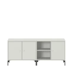 Meubles Tv & Media|Commodes & Buffets<Montana Buffet Save, nordic 09, pieds laqués noirs