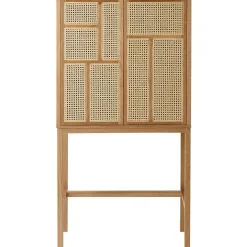 Vitrines & Présentoirs<Design House Stockholm Cabinet vitré Air, chêne, rotin