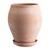 Cache-Pots<Bergs Potter Cache-pot avec soucoupe Delphi 2 pièces, Rose, Ø22 cm, haut