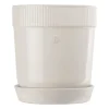 Cache-Pots<Sagaform Cache-pot Elise avec soucoupe Ø17 cm, Blanc