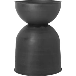 Cache-Pots<Ferm Living Cache-pot Hourglass grand Ø50 cm, Noir-gris foncé