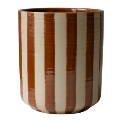 Cache-Pots<DBKD Cache-pot Line Ø14x16 cm, Stripe nougat