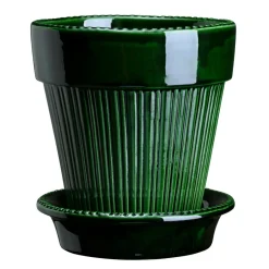 Cache-Pots<Bergs Potter Cache-pot émaillé Simona Ø14 cm, Vert