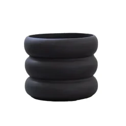 Cache-Pots<DBKD Cache-pot Mud noir, Petit, Ø 10 cm