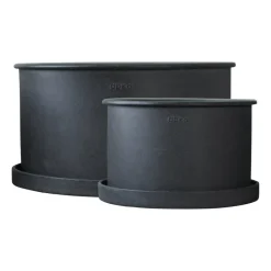 Cache-Pots<DBKD Cache-pot Plant bowl, lot de 2, Black