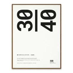 Cadres<Paper Collective Cadre plexiglass-chêne foncé, 30x40 cm